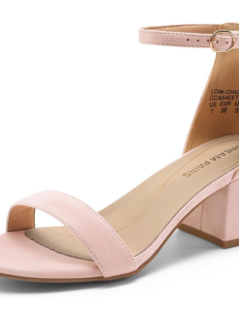 Elegant Pink Suede Wedge Heel Sandal for Women